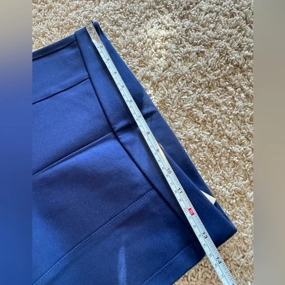 NWT TORY BURCH BLUE STRETCH PANTS Size XS - Picture 11 of 13